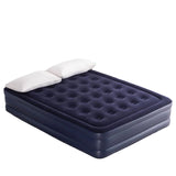 AOOKMIYA China factory price inflatable bed  Camping Inflatable Bed adult travel flocked camping indoor use inflatable  air bed mattress