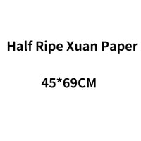 Chinese Calligraphy Brush Pen Writing Half Ripe Rice Paper Papel Arroz Thicken Art Landscape Painting Raw Rice Paper Papel China