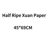 Chinese Calligraphy Brush Pen Writing Half Ripe Rice Paper Papel Arroz Thicken Art Landscape Painting Raw Rice Paper Papel China