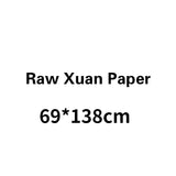 Chinese Calligraphy Brush Pen Writing Half Ripe Rice Paper Papel Arroz Thicken Art Landscape Painting Raw Rice Paper Papel China