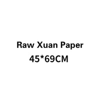 Chinese Calligraphy Brush Pen Writing Half Ripe Rice Paper Papel Arroz Thicken Art Landscape Painting Raw Rice Paper Papel China