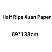 Chinese Calligraphy Brush Pen Writing Half Ripe Rice Paper Papel Arroz Thicken Art Landscape Painting Raw Rice Paper Papel China