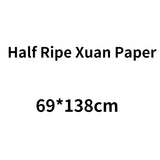 Chinese Calligraphy Brush Pen Writing Half Ripe Rice Paper Papel Arroz Thicken Art Landscape Painting Raw Rice Paper Papel China