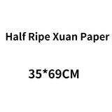 Chinese Calligraphy Brush Pen Writing Half Ripe Rice Paper Papel Arroz Thicken Art Landscape Painting Raw Rice Paper Papel China