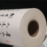 Chinese Calligraphy Paper Papel Arroz 100m Rolling Half Ripe Sandalwood Fiber Xuan Paper Thin Hemp Paper Painting Rijstpapier