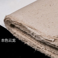 Chinese Painting Yunlong Xuan Paper Half Ripe Yunlong Xuan Paper Calligraphy Paper Handmade Crude Fiber Xuan Zhi Papel Arroz