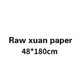 Chinese Raw Xuan Paper Handmade Qing Tan Bark Rice Paper National Exhibition Special Paper Calligraphy Painting Art Works Papier