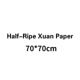 Chinese Raw Xuan Paper Handmade Qing Tan Bark Rice Paper National Exhibition Special Paper Calligraphy Painting Art Works Papier