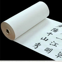 Chinese Rice Paper  Long Roll Calligraphy Writing Painting Xuan Paper Chinese Painting Dedicated Half-Ripe Xuan Paper Supplies