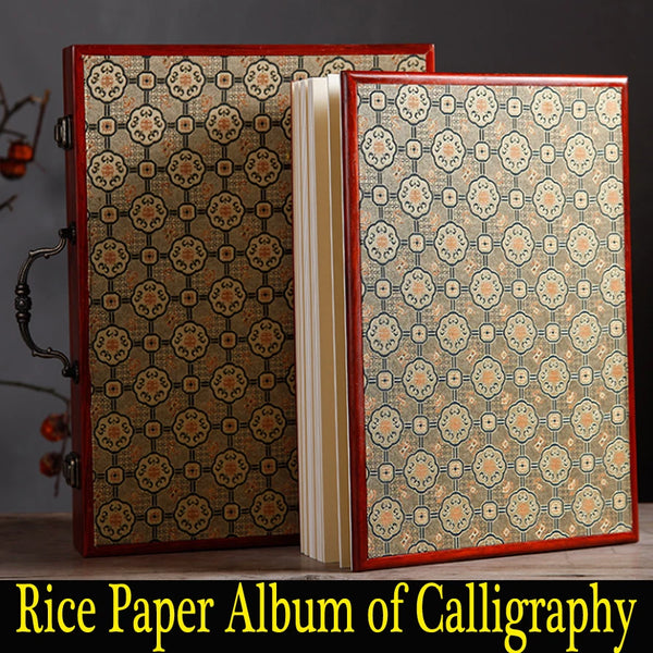 Chinese Rice Paper Notebook Raw Xuan Paper album of paintings calligraphy traditional rice page Art Set Best gift