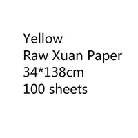 Chinese Thicken Half Ripe Xuan Paper Chinese Raw Rice Paper Beginners Brush Calligraphy Painting Practice Papier Mulberry Paper