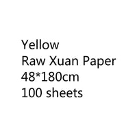 Chinese Thicken Half Ripe Xuan Paper Chinese Raw Rice Paper Beginners Brush Calligraphy Painting Practice Papier Mulberry Paper