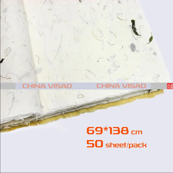 Chinese painting paper, Chinese Rice paper & yunlong xuan paper with Plant fiber,50 sheets/pack 69*138 cm,free shipping