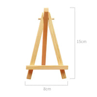 AOOKMIYA Classroom Students Artist Exhibition Art Craft Wooden Display Stand Holder Painting Easel Shelf