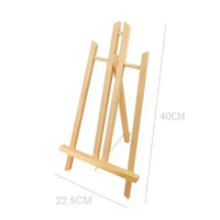 AOOKMIYA Classroom Students Artist Exhibition Art Craft Wooden Display Stand Holder Painting Easel Shelf