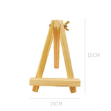 AOOKMIYA Classroom Students Artist Exhibition Art Craft Wooden Display Stand Holder Painting Easel Shelf