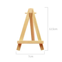 AOOKMIYA Classroom Students Artist Exhibition Art Craft Wooden Display Stand Holder Painting Easel Shelf