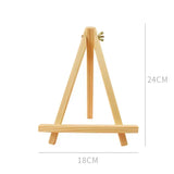 AOOKMIYA Classroom Students Artist Exhibition Art Craft Wooden Display Stand Holder Painting Easel Shelf