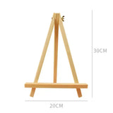 AOOKMIYA Classroom Students Artist Exhibition Art Craft Wooden Display Stand Holder Painting Easel Shelf