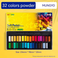 Conjunto de giz Adequado para Iniciantes, Uma Variedade de Pintura, Pastel Vara, Arte Papelaria Pintura para Estudantes, 24, 32, 48, 64 Cor