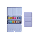 Conjunto de tinta aquarela sólida superior, 12/24/36/48 cores, suprimento para estudantes