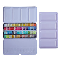 Conjunto de tinta aquarela sólida superior, 12/24/36/48 cores, suprimento para estudantes