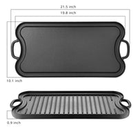 Cookware Bbq BBQ Cast Iron Double Reversible Grill and Griddle Kitchen Accessories Free Shipping Camping Supplies Barbecue Tools