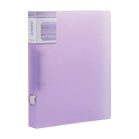 Cores claras Ring Binder para arquivo A4 Organizador de papel Pasta de 2 anéis Armário de arquivo