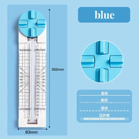 Cortador de papel multifuncional, faca curva e reta, Handbook Making, fotos deslizando ferramenta de corte, material de escritório, novo, 4 em 1