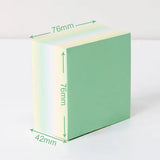 Creative Gradient Colors Memo Pad Block Notes Memo Sheets Loose Leaf Cute Paper Notepad