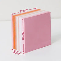 Creative Gradient Colors Memo Pad Block Notes Memo Sheets Loose Leaf Cute Paper Notepad