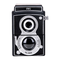 DELI 0668 Rotary pencil sharpener pencil cutter Gift Camera cute sharpener knife smooth sharpening school accessories