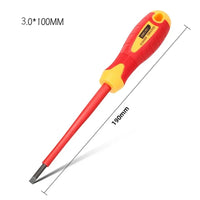 DELI 1/5/7/12PCS VDE Insulated Screwdriver Home Circuit Tool Insulation Isolation Current Electrician Cross Flat Screwdriver