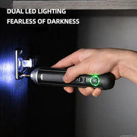 DELI 3.6V Cordless Screwdriver Rechargeable Lithium Battery Screwdriver Power Screwdriver Gift Packing LED Lamp Tools Set