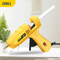 DELI 80W Hot Melt Glue Gun Set With Glue Stick Industrial Mini 20W Glue Guns Thermo Electric Heat Temperature Repair Tool