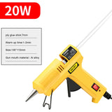 DELI 80W Hot Melt Glue Gun Set With Glue Stick Industrial Mini 20W Glue Guns Thermo Electric Heat Temperature Repair Tool