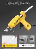 DELI 80W Hot Melt Glue Gun Set With Glue Stick Industrial Mini 20W Glue Guns Thermo Electric Heat Temperature Repair Tool