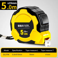 DELI Auto Lock Measurement Tape 3M Tape Measure Retractable 5M Measuring Tape Centimeters Measuring Tool