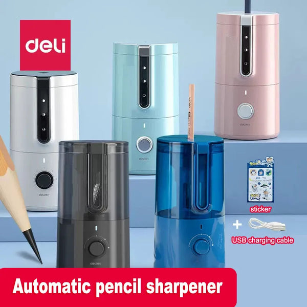 Deli Electric & Battery Pencil Sharpener, Automatic with