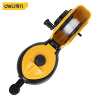 DELI  Automatic Rewinding Carpentry Ink Drawing Line Marker Carpenter Tools Wood Scriber Ground Scriber Nylon Wire hand tools