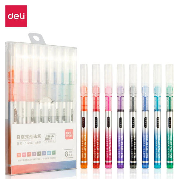 9 pcs 0.5mm Colored gel pens set School ballpoint pen for journal Cute  stationary supplies Art Drawing Marking Stationery