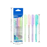 DELI Cute Ballpoint Pen Macaroon Color Blue Ink 0.7 mm Smooth Writing Tools School Ball Point Pen