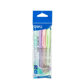 DELI Cute Ballpoint Pen Macaroon Color Blue Ink 0.7 mm Smooth Writing Tools School Ball Point Pen