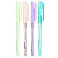 DELI Cute Ballpoint Pen Macaroon Color Blue Ink 0.7 mm Smooth Writing Tools School Ball Point Pen