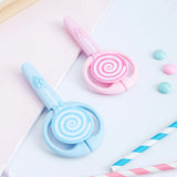 DELI DIY Craft Scissors Lovely Lollipop Shaped Safty Scissors for Kids Children Students Paper Cutting Tool