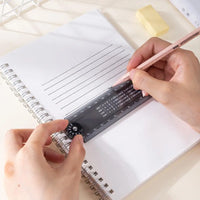 DELI Foldable Ruler 30cm Kids Gift Stationery Cute Student Straight Measure Rulers Stationery