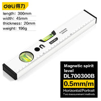 DELI High Precision Strong Magnetic Spirit Level Digital Inclinometer Protractor Adjustable Goniometer Angle Slope Meter Ruler