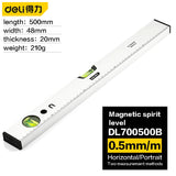 DELI High Precision Strong Magnetic Spirit Level Digital Inclinometer Protractor Adjustable Goniometer Angle Slope Meter Ruler