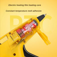 DELI Hot Melt Glue Gun, 3.6V,Lithium Battery,Cordless Glue Glue,With Glue Stick 140mm,Home DIY Household Tools, Hand Craft Tools