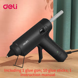 DELI Hot Melt Glue Gun 30-40W Repair Adhesive Tool Handmade DIY Home High Power 11mm Hot Melt Stick pistola de cola quente